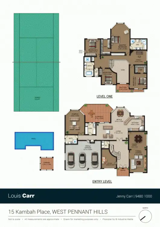 Floorplan of Homely house listing, 15 Kambah Place, West Pennant Hills NSW 2125