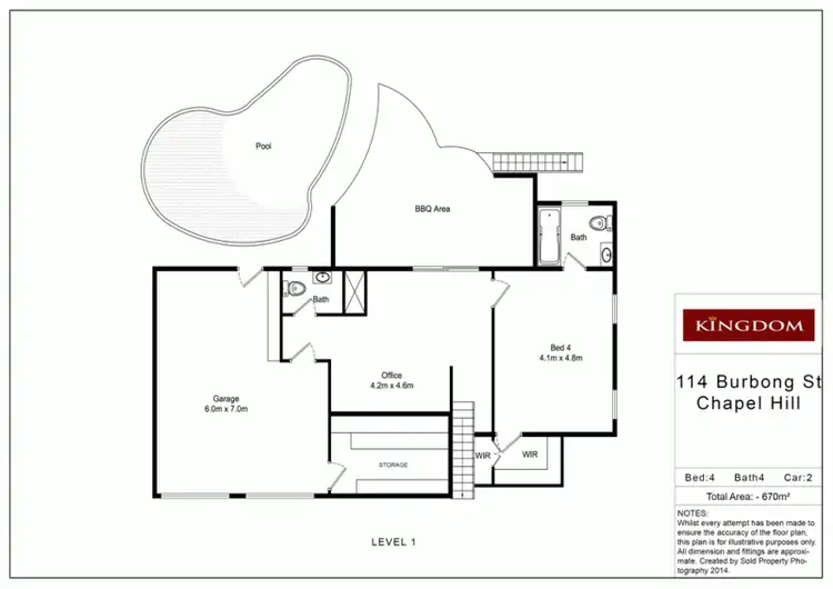 Floorplan of Homely house listing, 114 Burbong Street, Chapel Hill QLD 4069