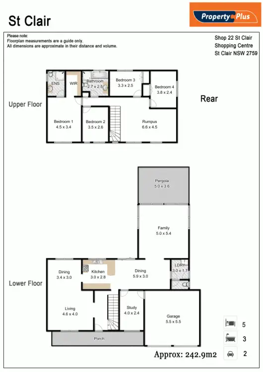 Floorplan of Homely house listing, 5 Fuller Place, St Clair NSW 2759