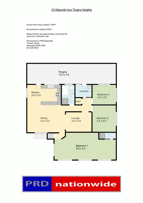 Floorplan of Homely house listing, 15 Walumbi Avenue, Tingira Heights NSW 2290