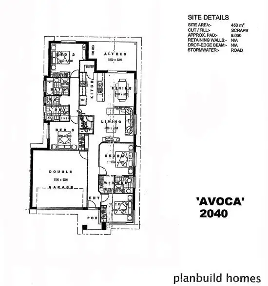 Floorplan of Homely house listing, 13 Waterbird Crescent, Caboolture QLD 4510