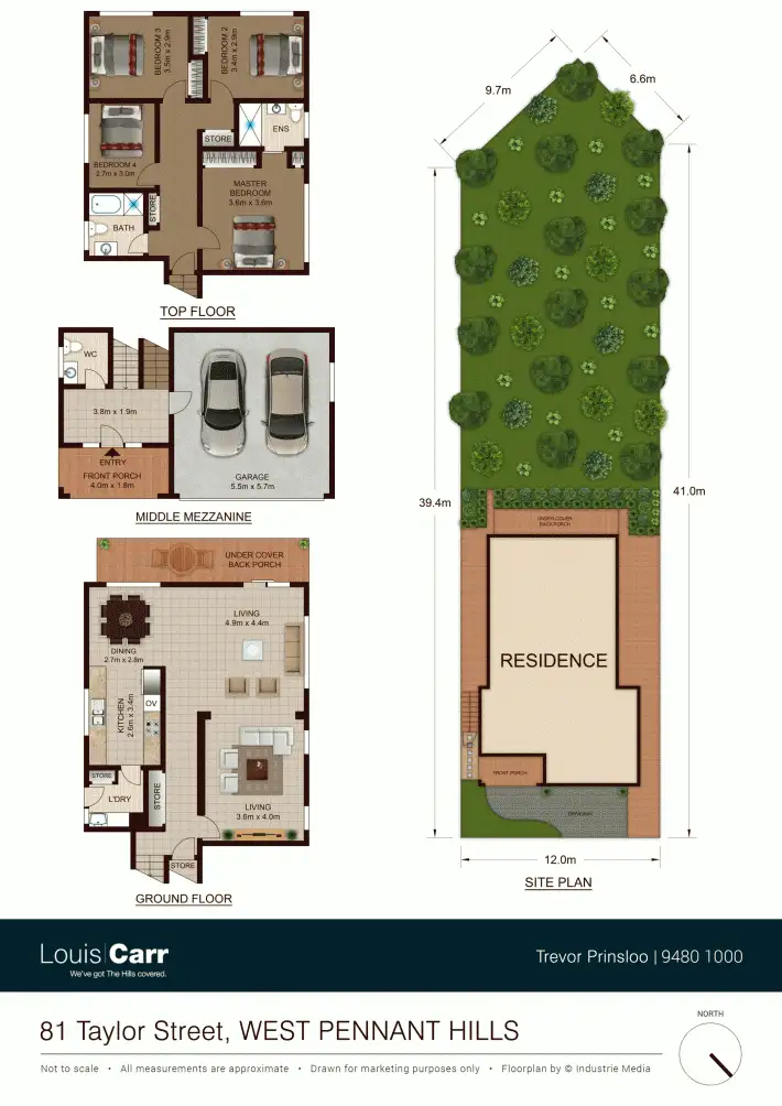 Floorplan of Homely house listing, 81 Taylor Street, West Pennant Hills NSW 2125