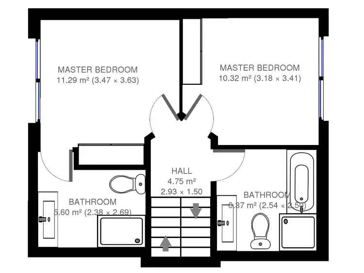Floorplan of Homely unit listing, 1/32 Tomkins Road, Riverhills QLD 4074