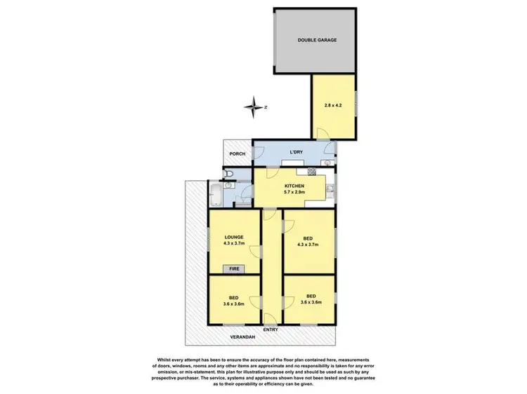 Floorplan of Homely house listing, 37 Sinclair Street, Colac VIC 3250