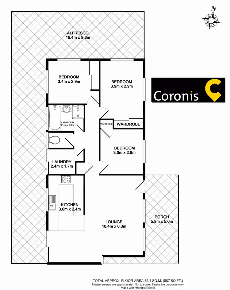 Floorplan of Homely house listing, 22 Bruntnell Street, Kearneys Spring QLD 4350