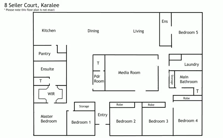 Floorplan of Homely house listing, 8 Seiler Court, Karalee QLD 4306