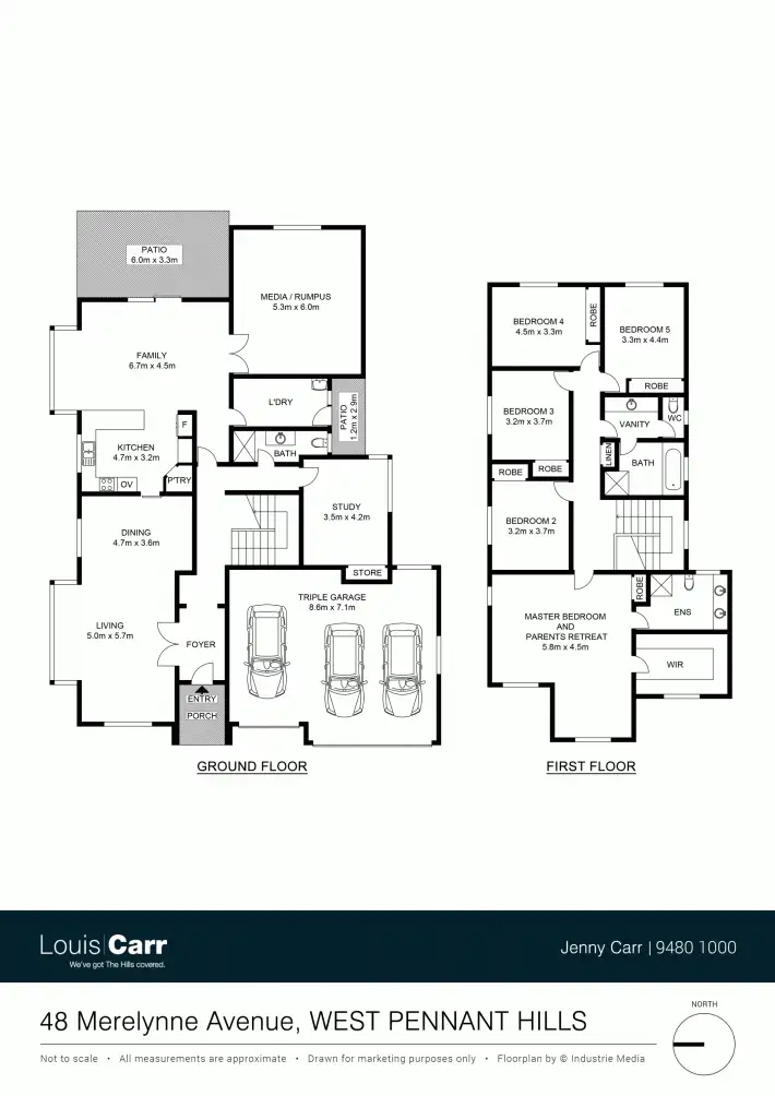 Floorplan of Homely house listing, 48 Merelynne Avenue, West Pennant Hills NSW 2125