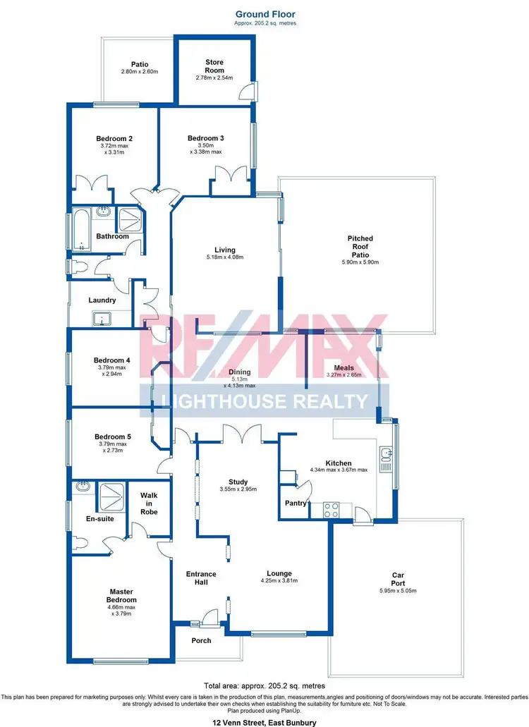 Floorplan of Homely house listing, 12 Venn Street, East Bunbury WA 6230