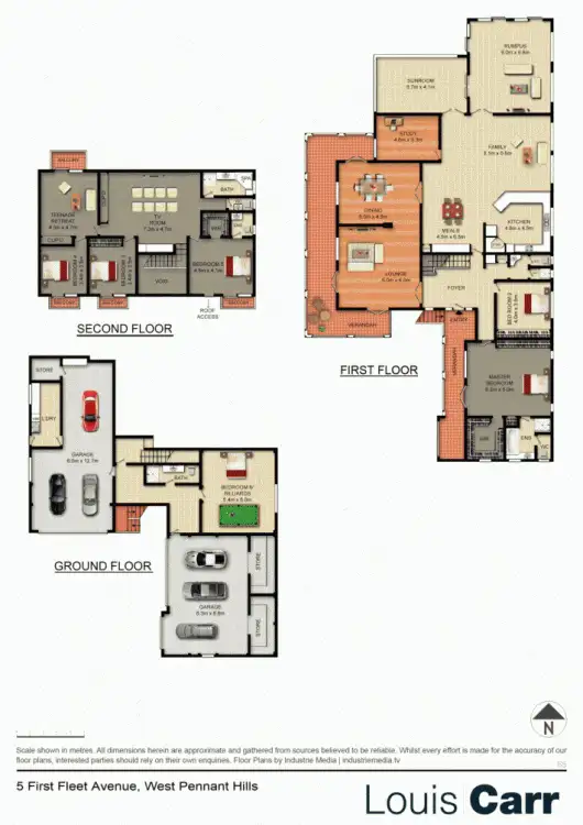 Floorplan of Homely house listing, 5 First Fleet Avenue, West Pennant Hills NSW 2125