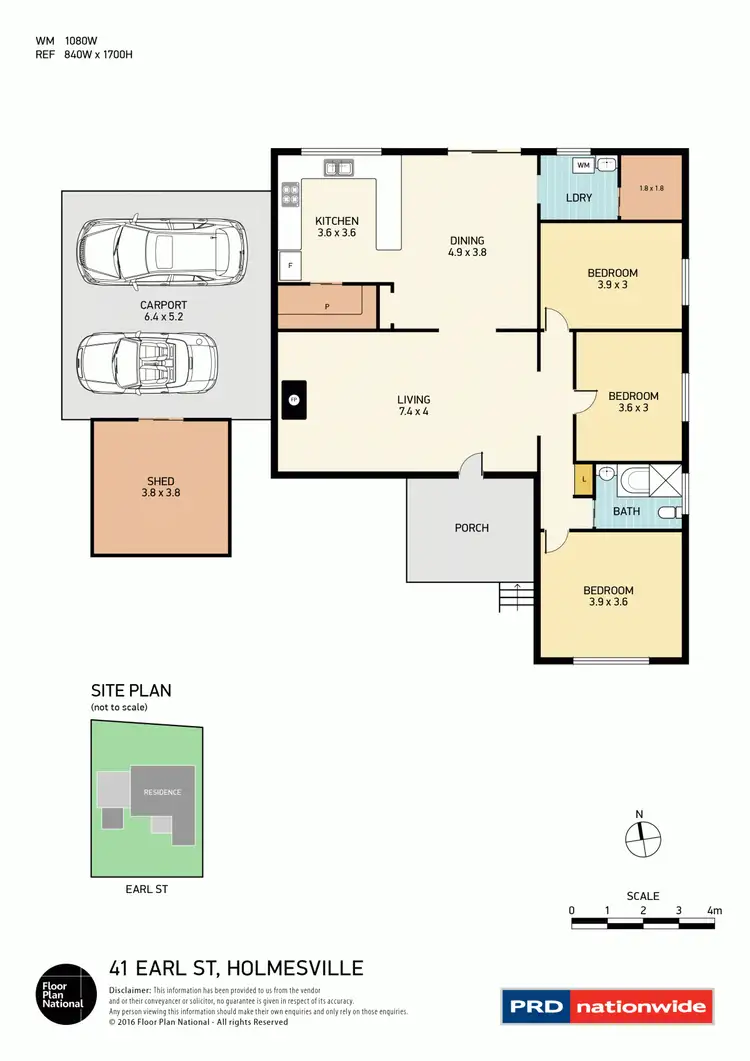 Floorplan of Homely house listing, 41 Earl Street, Holmesville NSW 2286