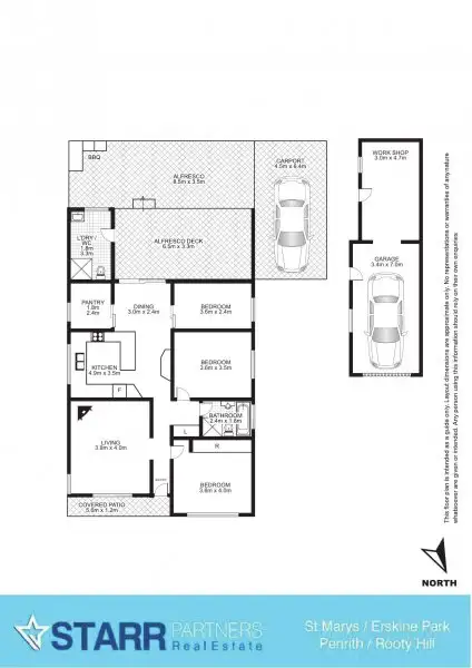 Floorplan of Homely house listing, 22 Brooker Street, Colyton NSW 2760