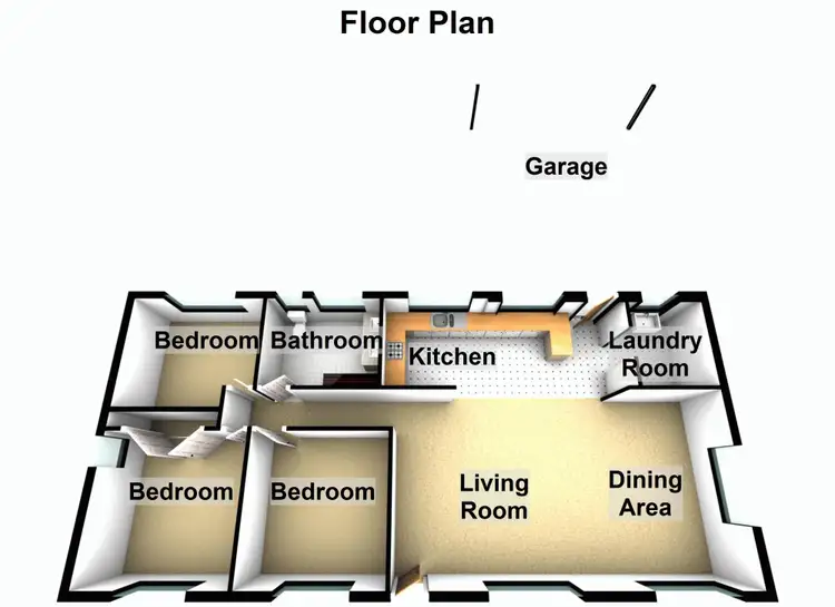 Floorplan of Homely house listing, 56 Bardon Road, Logan Central QLD 4114