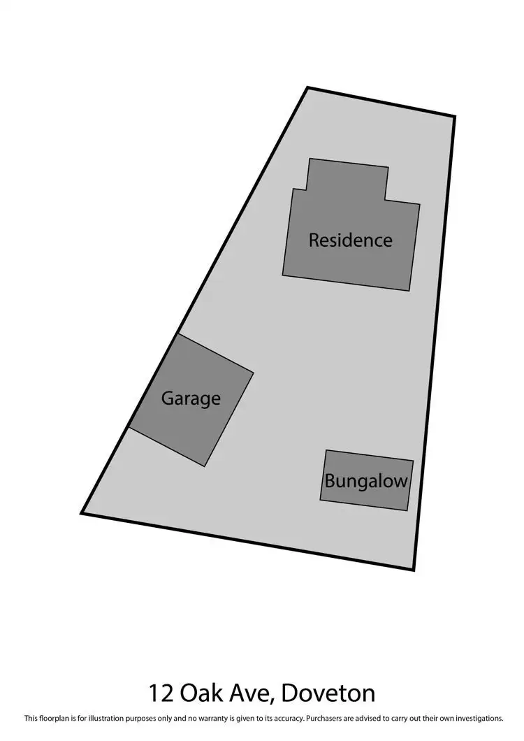 Floorplan of Homely house listing, 12 Oak Avenue, Doveton VIC 3177