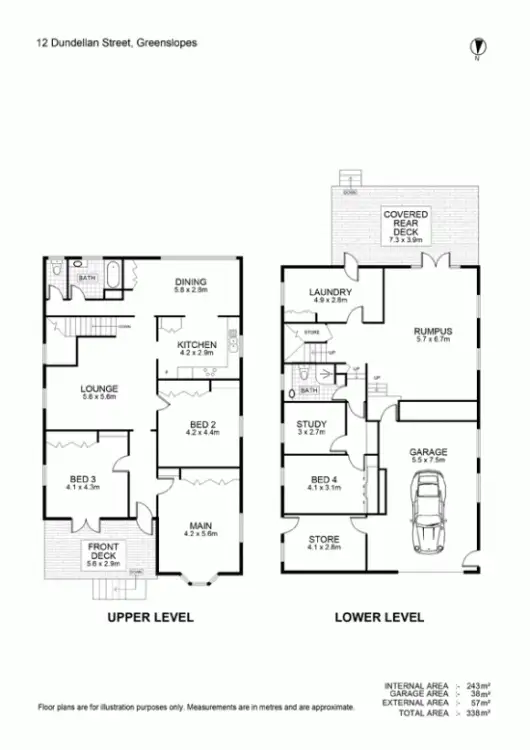 Floorplan of Homely house listing, 12 Dunellan Street, Greenslopes QLD 4120