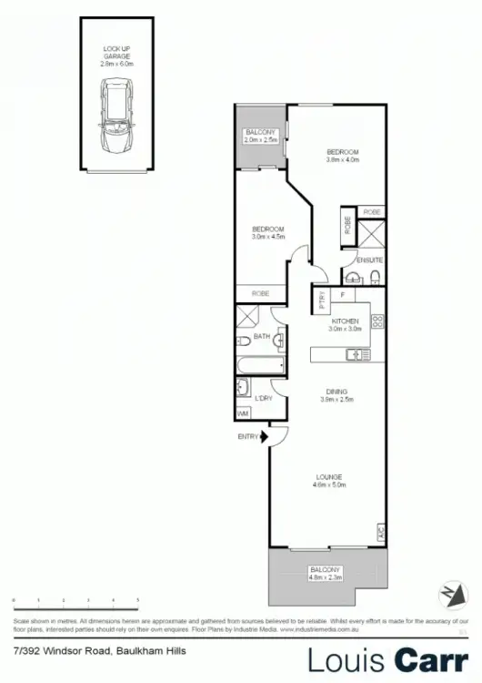 Floorplan of Homely house listing, 7/392 Windsor Road, Baulkham Hills NSW 2153