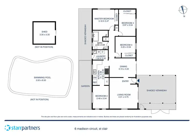Floorplan of Homely house listing, 6 Madison Circuit, St Clair NSW 2759