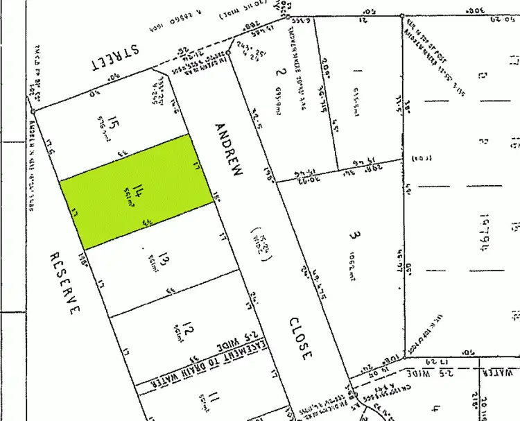 Floorplan of Homely land listing, 3 Andrew Close, Corindi Beach NSW 2456