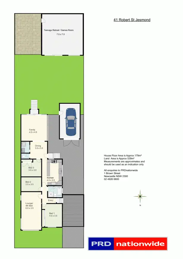 Floorplan of Homely house listing, 41 Robert Street, Jesmond NSW 2299