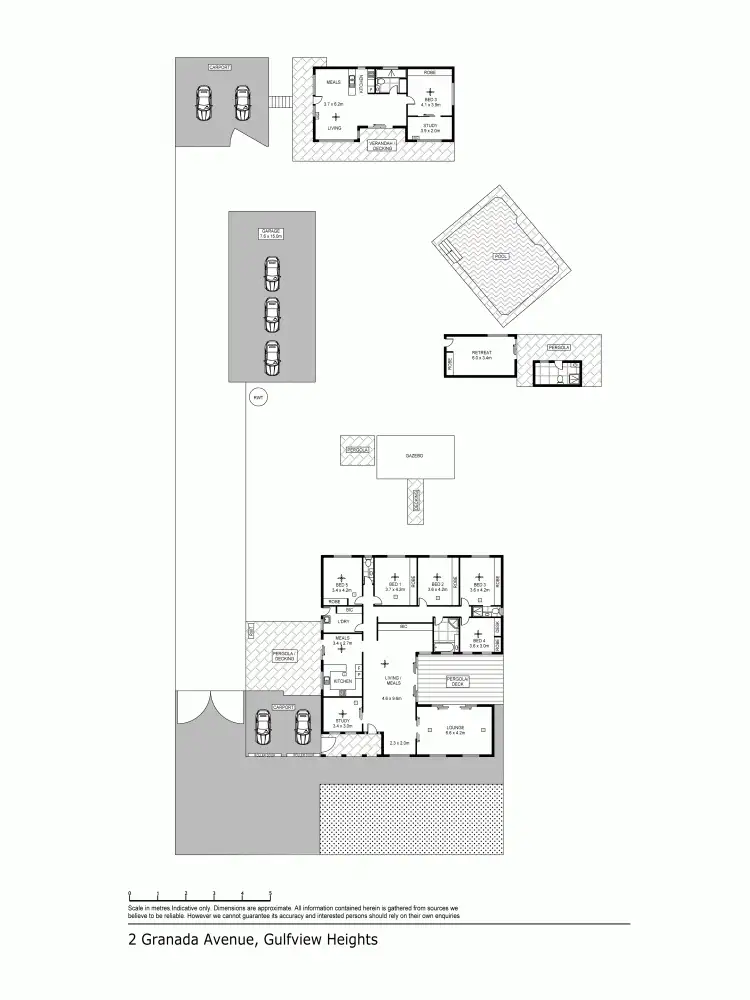 Floorplan of Homely house listing, 2 Granada Avenue, Gulfview Heights SA 5096