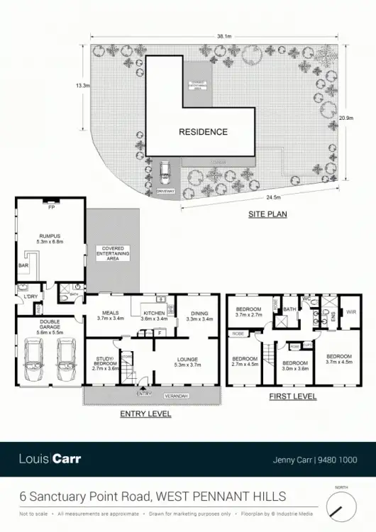Floorplan of Homely house listing, 6 Sanctuary Point Road, West Pennant Hills NSW 2125
