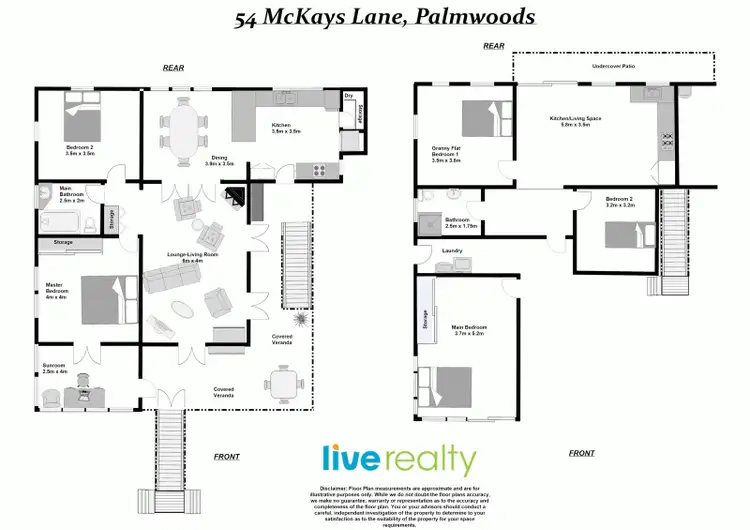 Floorplan of Homely rural property listing, 54 McKays Lane, Palmwoods QLD 4555