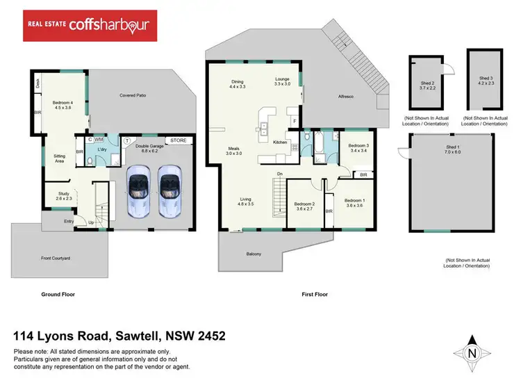 Floorplan of Homely house listing, 114 Lyons Road, Sawtell NSW 2452