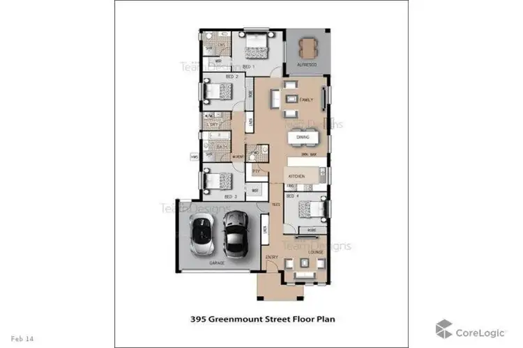 Floorplan of Homely house listing, 8 Greenmount St, Pimpama QLD 4209