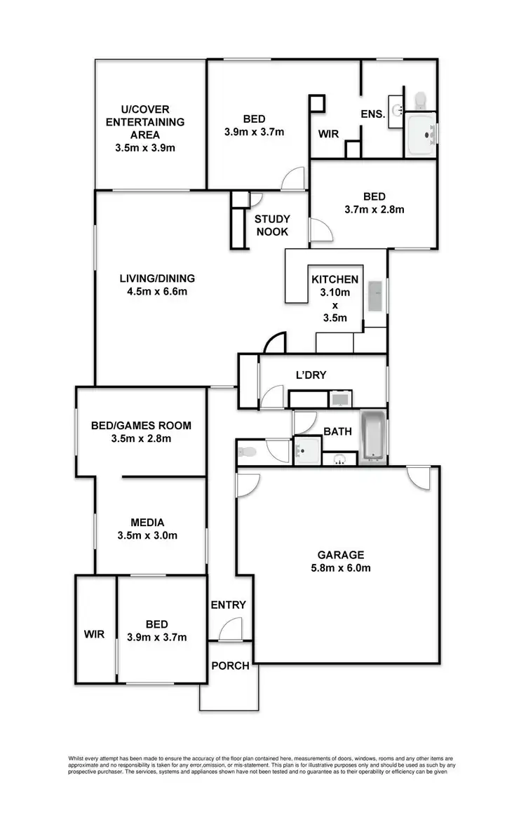 Floorplan of Homely house listing, 24 Ochre Crescent, Caloundra West QLD 4551