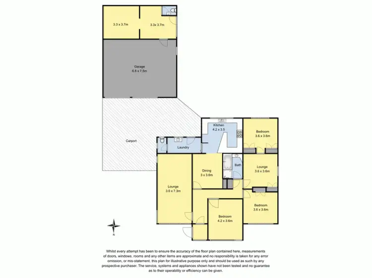 Floorplan of Homely house listing, 16 Marks Street, Colac VIC 3250