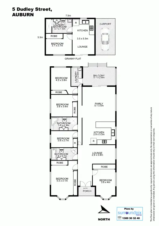 Floorplan of Homely house listing, 5 Dudley St, Auburn NSW 2144