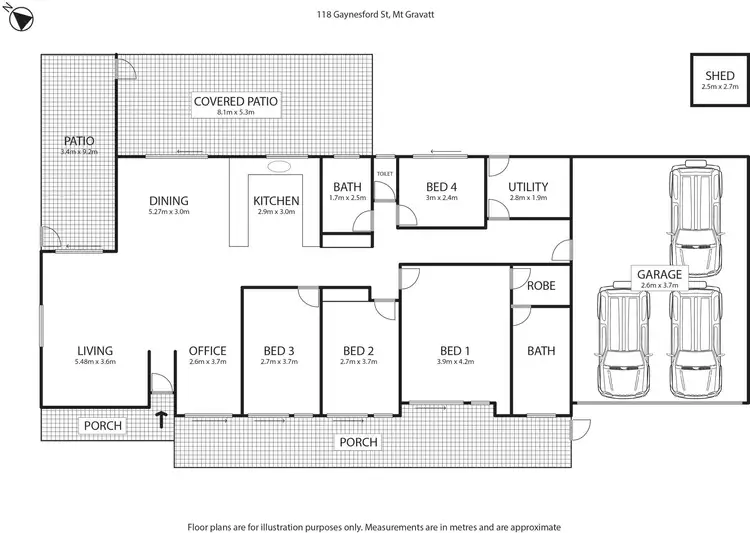 Floorplan of Homely house listing, 118 Gaynesford St, Mount Gravatt QLD 4122