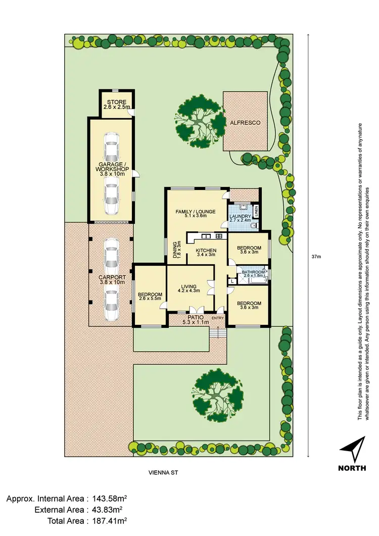 Floorplan of Homely house listing, 7 Vienna Street, Seven Hills NSW 2147