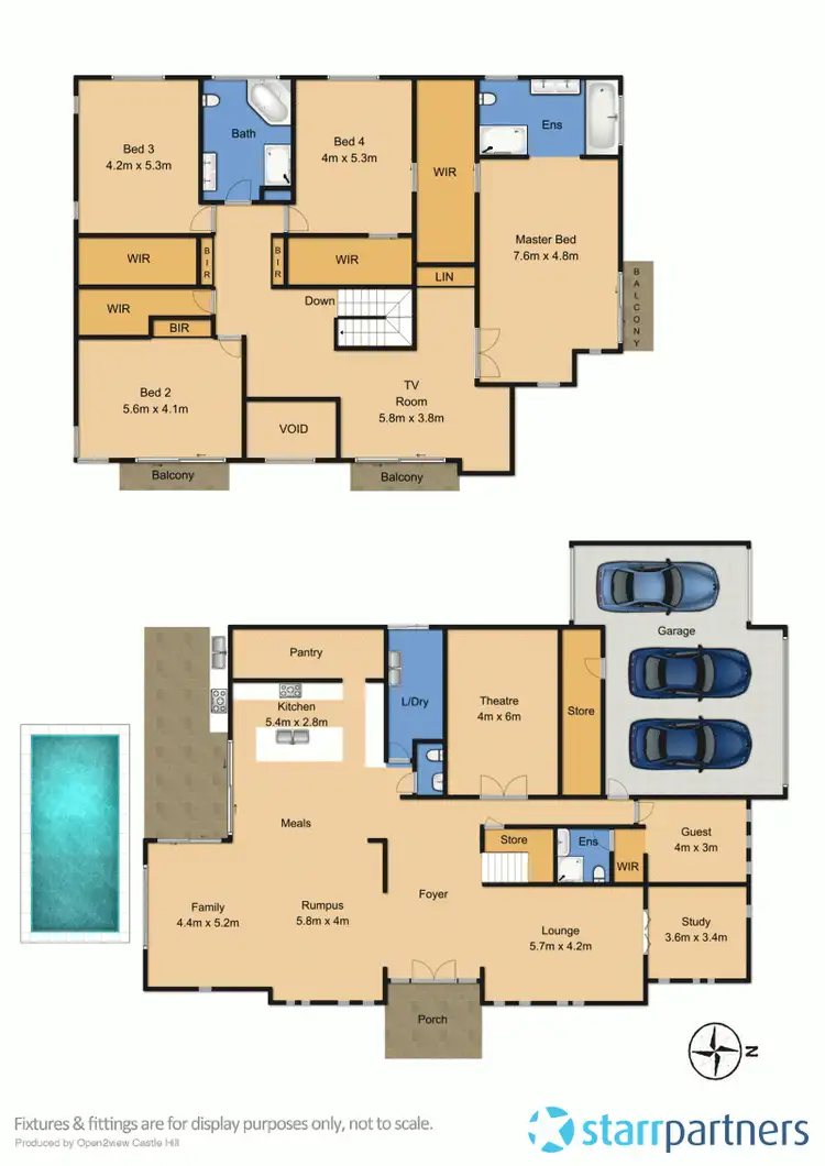 Floorplan of Homely house listing, 17 Affleck Circuit, Kellyville NSW 2155