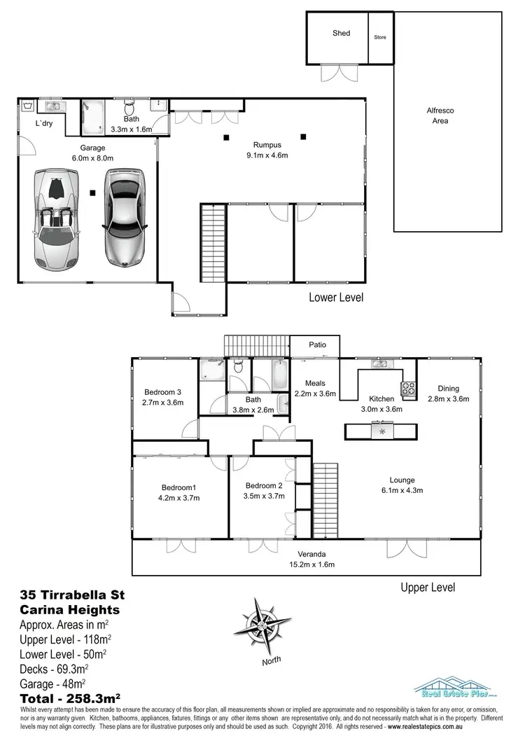 Floorplan of Homely house listing, 35 Tirrabella Street, Carina Heights QLD 4152