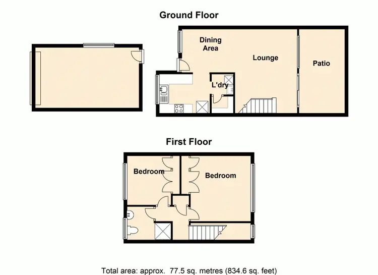 Floorplan of Homely townhouse listing, zz2/29 Arbor Street, Ferny Grove QLD 4055