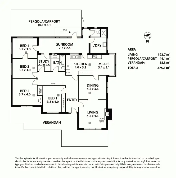 Floorplan of Homely house listing, 62A Woodside Road, Nairne SA 5252