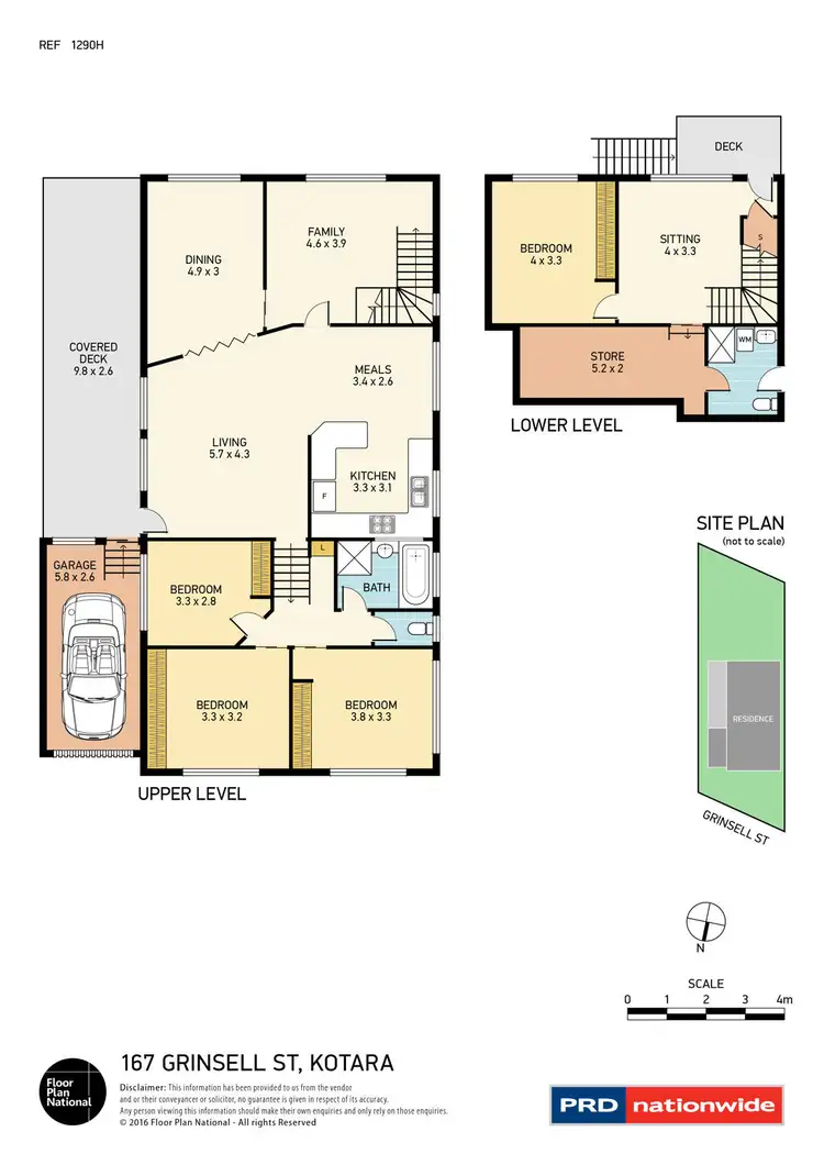 Floorplan of Homely house listing, 167 Grinsell Street, Kotara NSW 2289