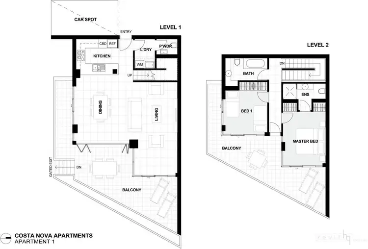Floorplan of Homely unit listing, 1/1 Belmore Terrace, Sunshine Beach QLD 4567