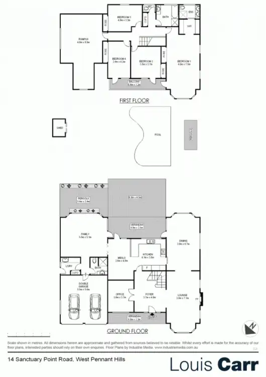 Floorplan of Homely house listing, 14 Sanctuary Point Road, West Pennant Hills NSW 2125