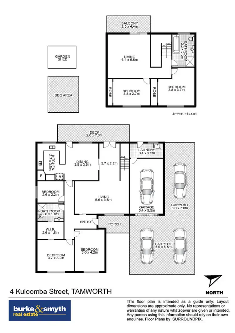 Floorplan of Homely house listing, 4 Kuloomba Street, Tamworth NSW 2340