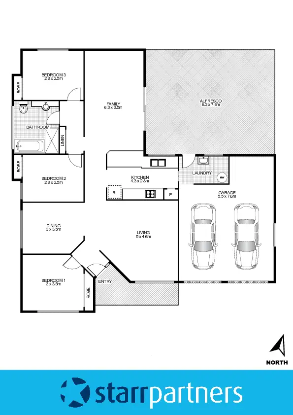Floorplan of Homely house listing, 196 Swallow Drive, Erskine Park NSW 2759