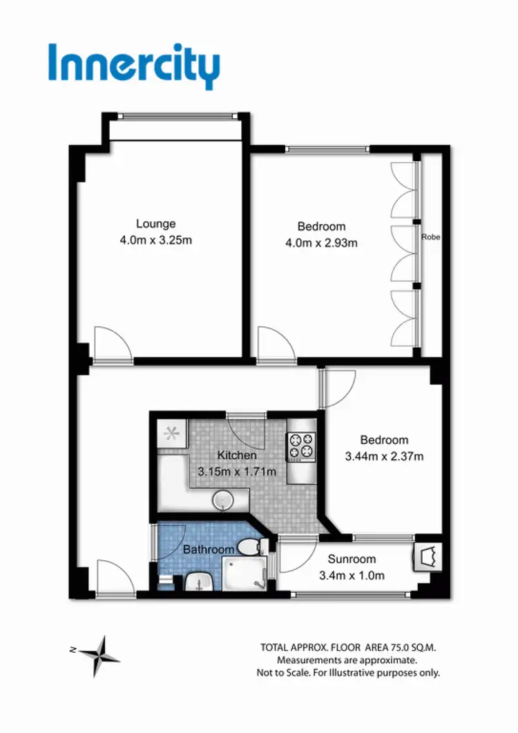 Floorplan of Homely apartment listing, 18/136 Darlinghurst Rd, Darlinghurst NSW 2010