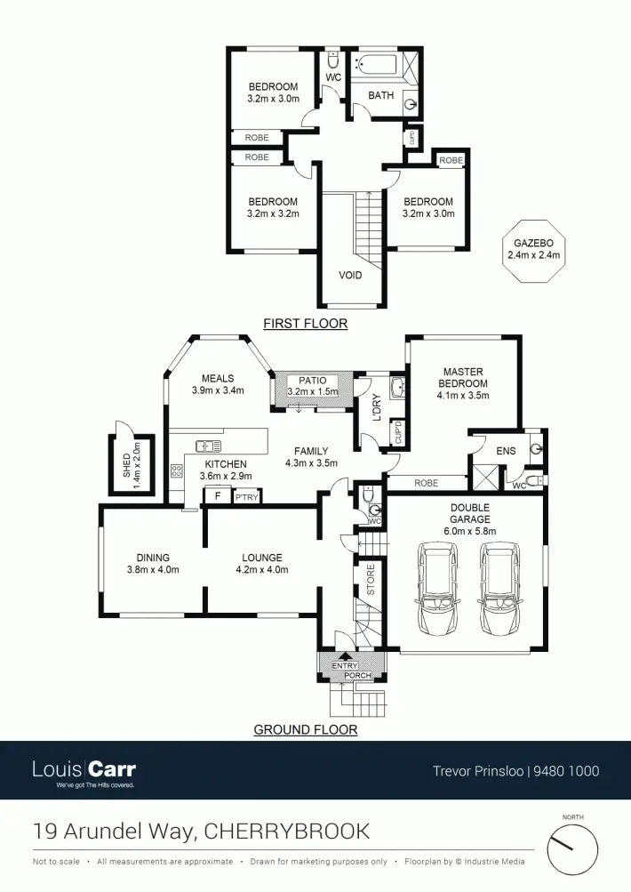 Floorplan of Homely house listing, 19 Arundel Way, Cherrybrook NSW 2126