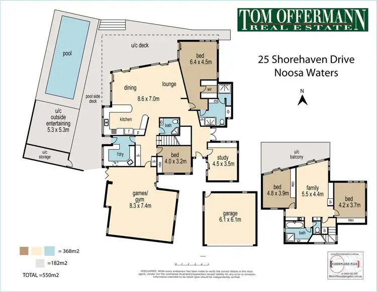 Floorplan of Homely house listing, 25 Shorehaven Drive, Noosa Waters QLD 4566
