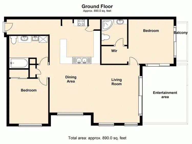 Floorplan of Homely unit listing, 7/23 Brickfield Road, Aspley QLD 4034