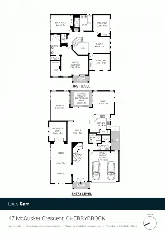 Floorplan of Homely house listing, 47 McCusker Crescent, Cherrybrook NSW 2126