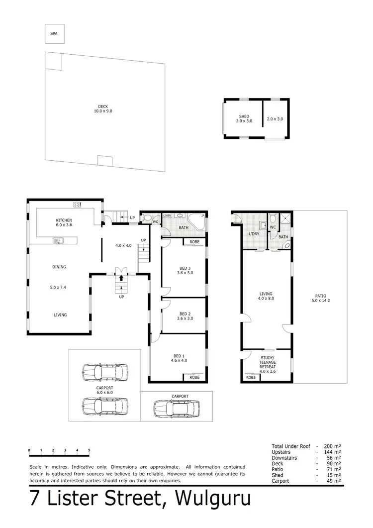 Floorplan of Homely house listing, 7 Lister Crescent, Wulguru QLD 4811