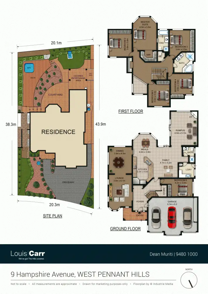 Floorplan of Homely house listing, 9 Hampshire Avenue, West Pennant Hills NSW 2125