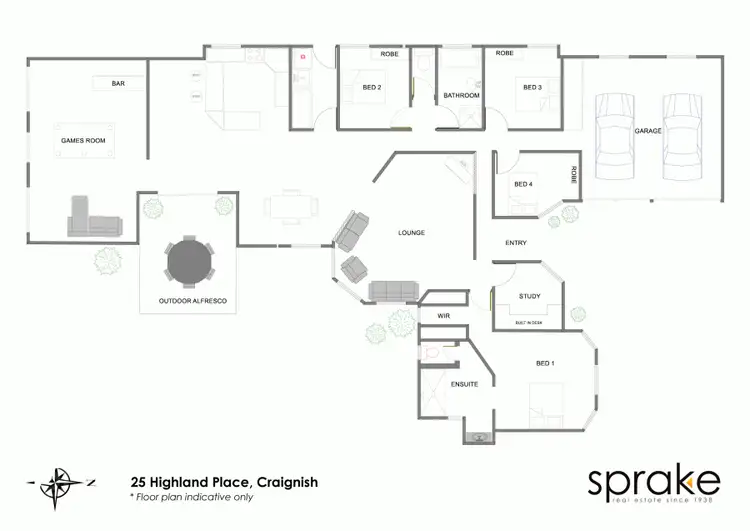 Floorplan of Homely house listing, 25 Highland Place, Craignish QLD 4655