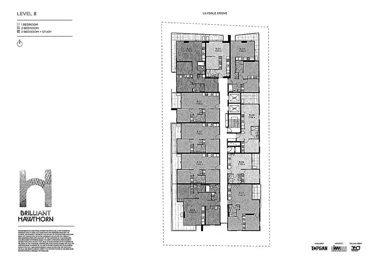 Floorplan of Homely apartment listing, 30-32 Lilydale Grove, Hawthorn East VIC 3123